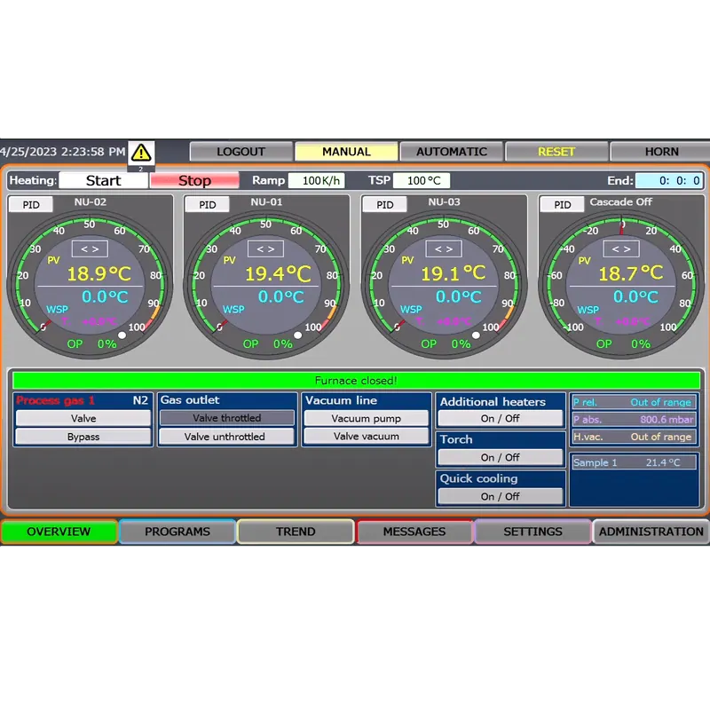 TP 1200 Touch Panel Control System