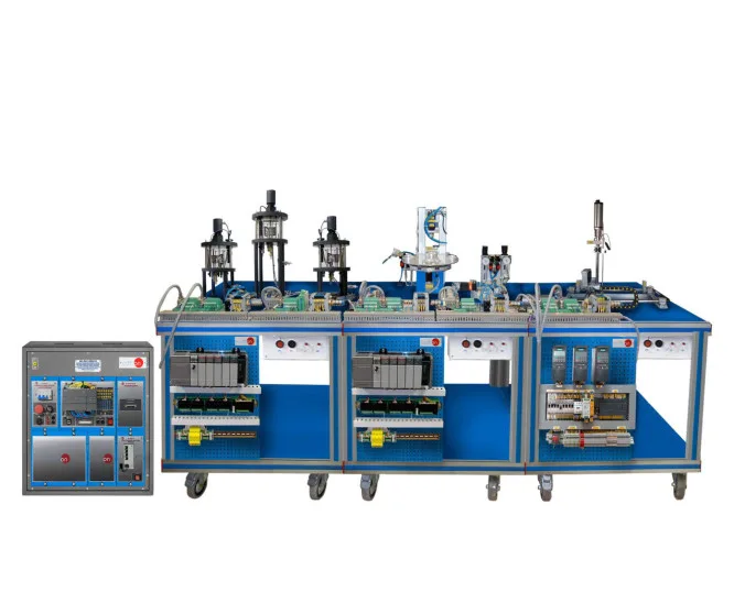 AE-PLC-FMS14: Flexible Manufacturing System for Industrial Process Control, Filling, Sealing, and Storage