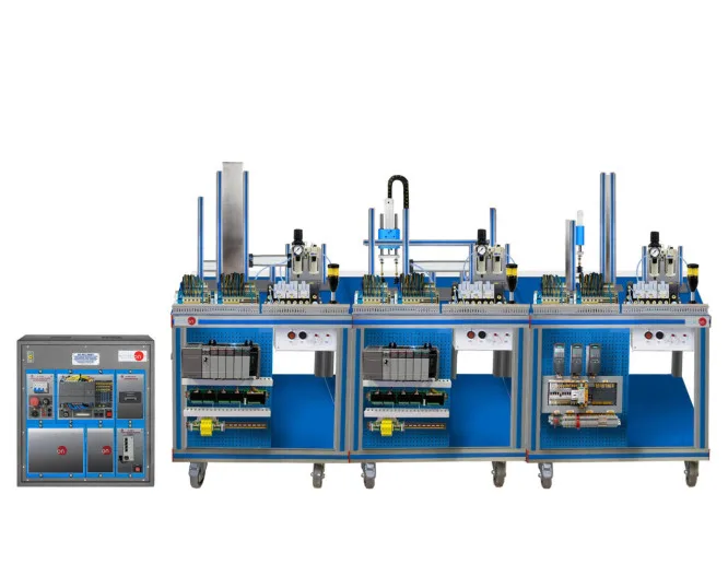 AE-PLC-FMS7: Flexible Manufacturing System for Feeding, Identification, Classification, and Transport