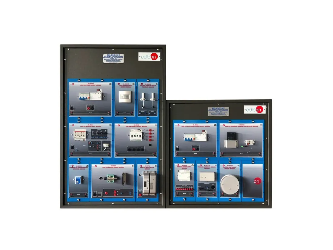 AEL-KNX-SFC: KNX Security Control Training Application: Fire, Anti-intrusion, Floods, etc.