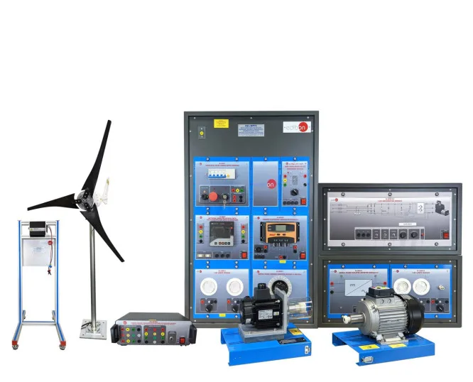 AEL-WPTC: Wind Power Application with Permanent Magnets Synchronous Generator, with SCADA