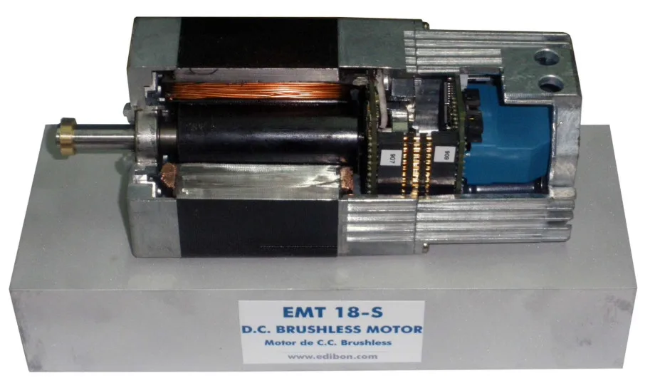 EMT18-S: Cutaway DC Brushless Motor