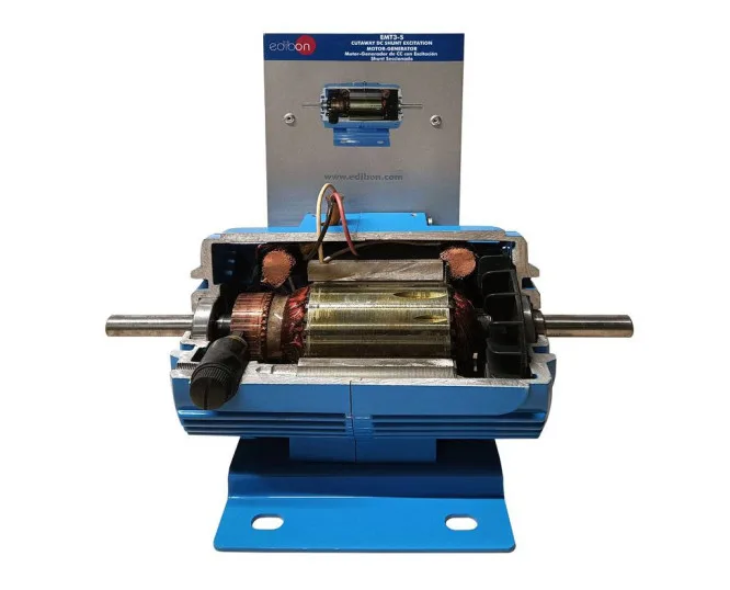 EMT3-S: Cutaway DC Shunt Excitation Motor-Generator