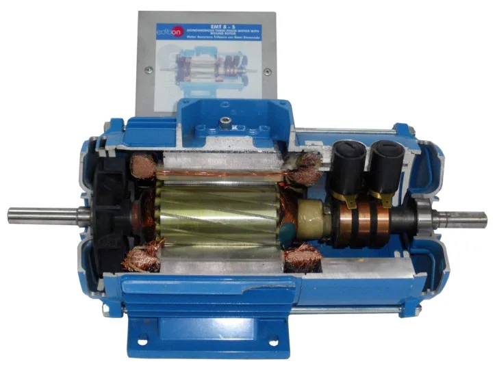 EMT8-S: Cutaway 3PH Wound Motor