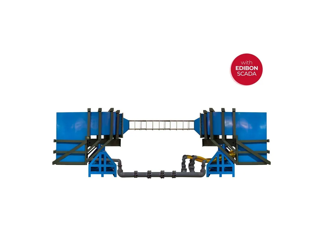 HTLS150/150C: Computer Controlled Closed Hydrodynamic Tunnel for Low Speed, 150X150 mm