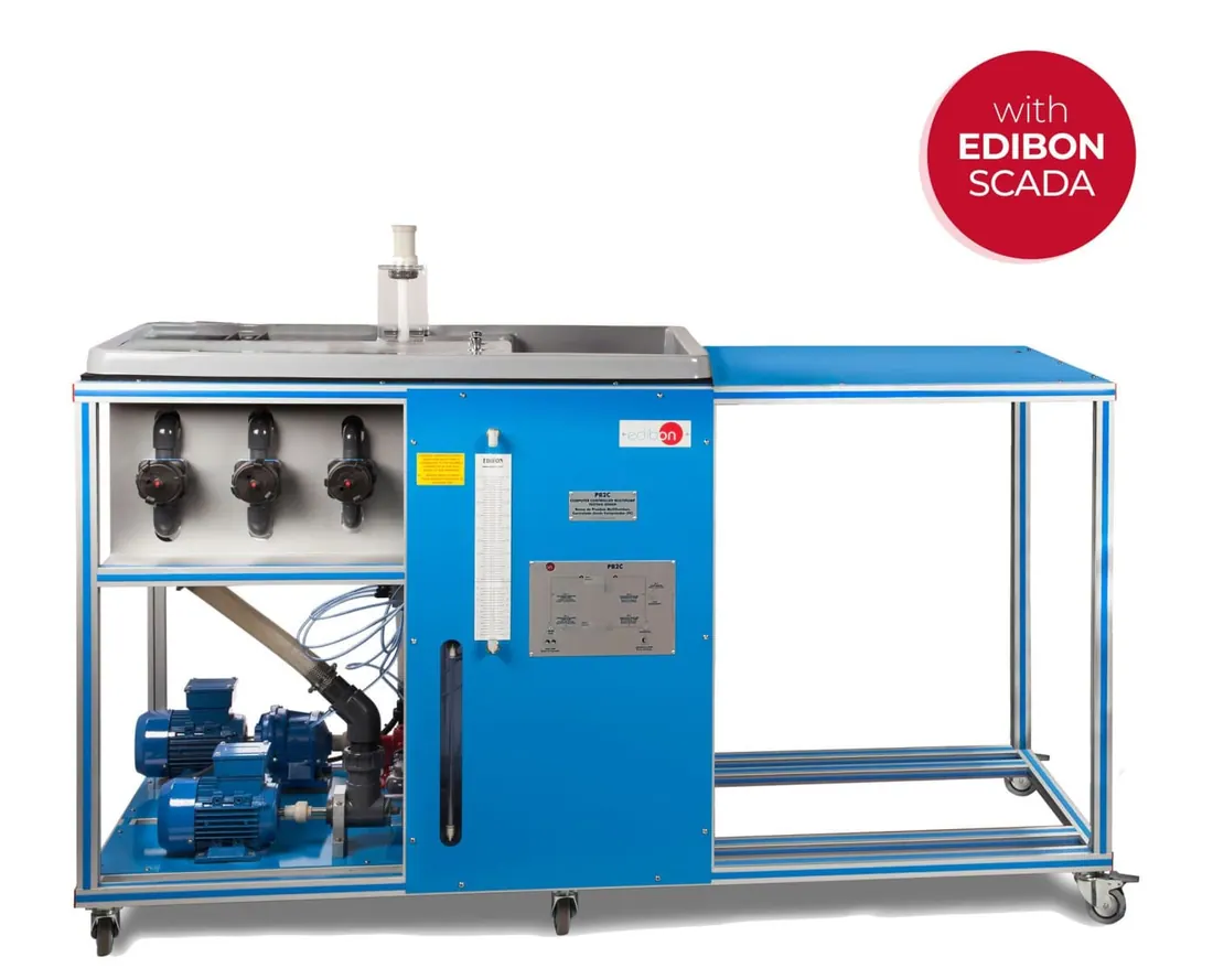 PB2C: Computer Controlled Multipump Testing Bench (2 types of pumps)