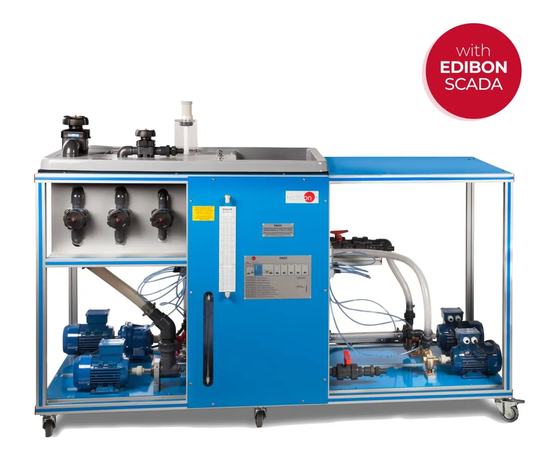 PBOC: Computer Controlled Multipump Testing Bench (4 types of pumps)