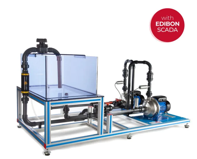 PBSPC: Computer Controlled Series/Parallel Pumps Bench