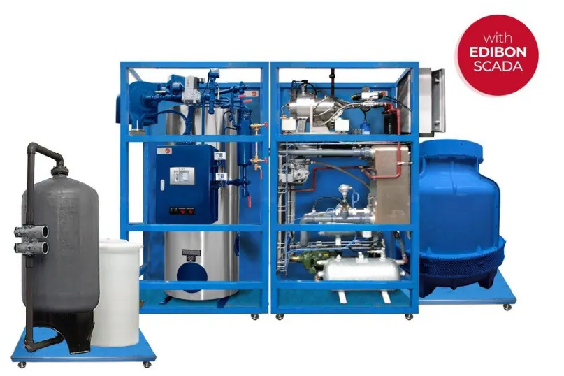 TPTV/20kW/CTS: Computer Controlled and Touch Screen 20 kW Steam Power Plant