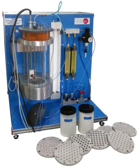 TTLFB: Fluidization and Fluid Bed Heat Transfer Unit