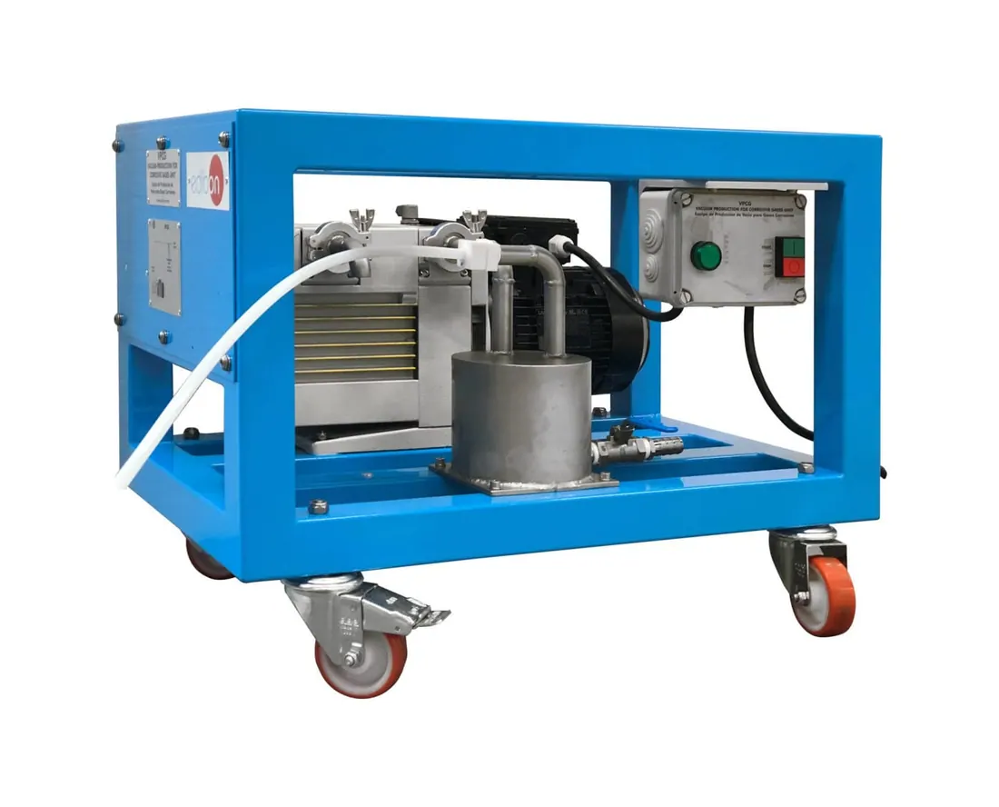 VPCG: Vacuum Production for Corrosive Gases Unit
