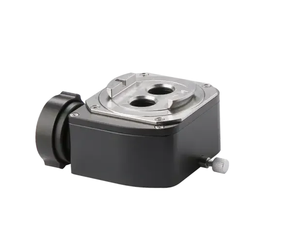 Integrated beam splitter with c-mount