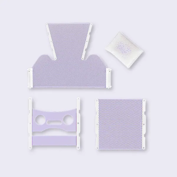 X-Knife Violet Thermoplastic Masks
