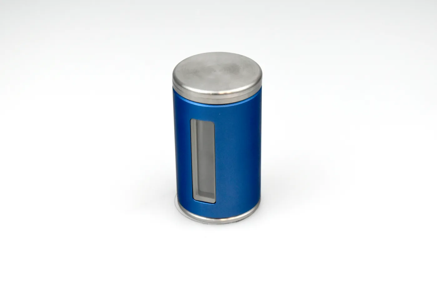 4 mm tungsten magnetic vial shield - blue