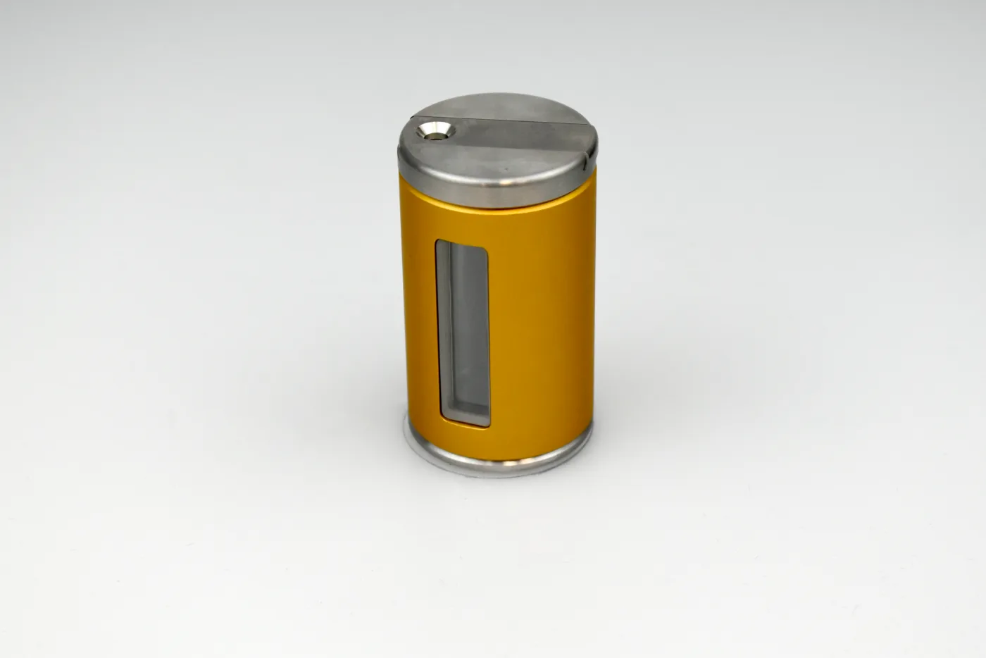 4 mm tungsten sliding vial shield- Yellow/Gold