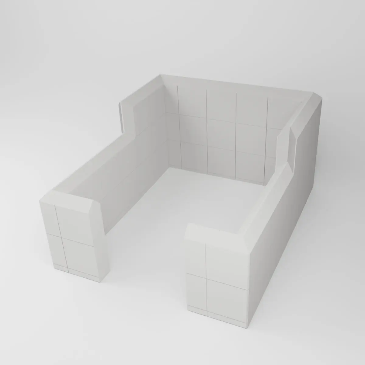 Lead Brick Cave - 450 x 550 mm
