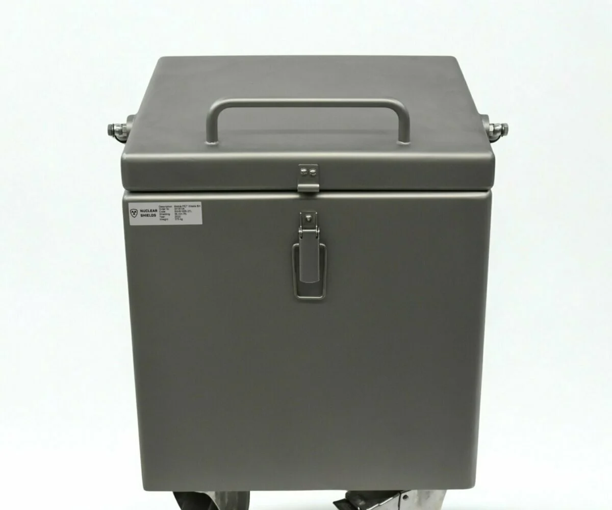 Mobile Pet Shielded Waste Bin - 35 mm