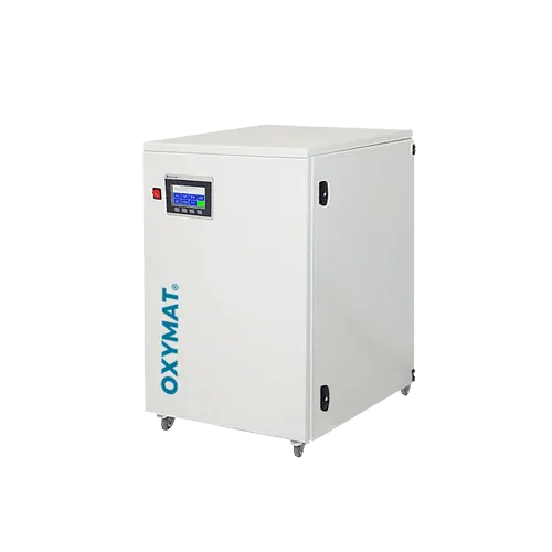 Compact integrated silenced PSA oxygen generator