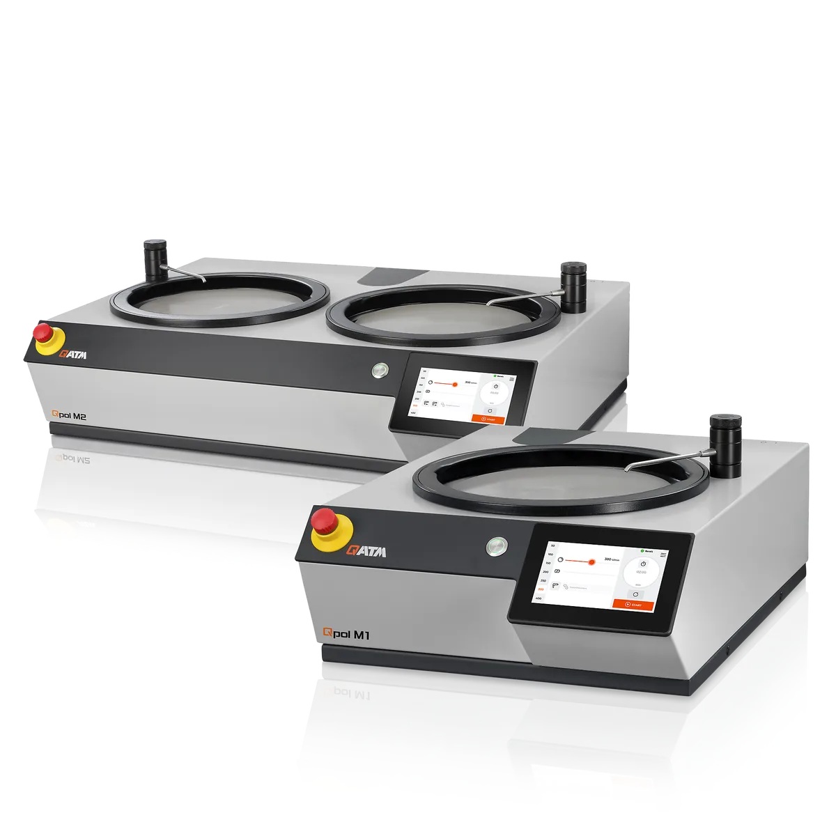 Qpol M1 / M2: Manual Grinding and Polishing Machine