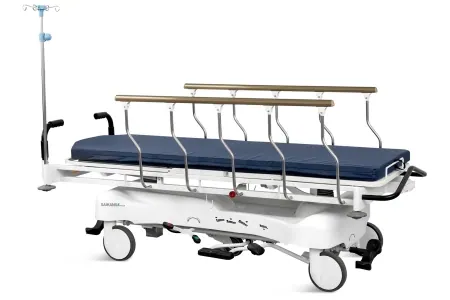 SKB041-3 Patient Transportation Trolley (Backrest X-ray)