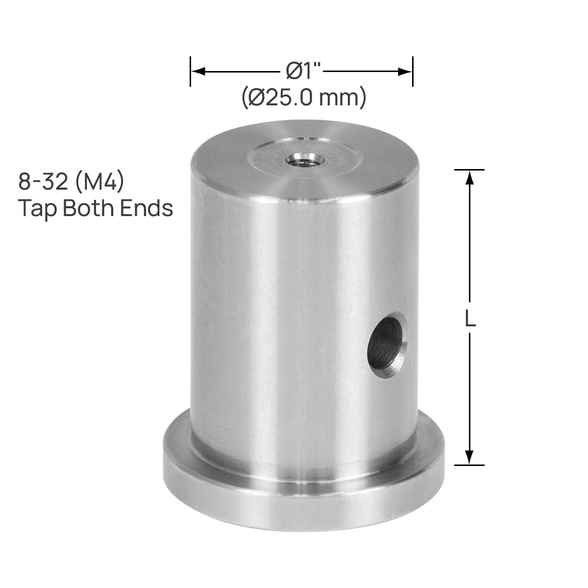 Ø1" (Ø25.0 mm) Pedestal Pillar Posts