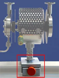 MBF-SLD-500 Slider for Attaching the MBF-1100 Furnace to the MB-500 Bench