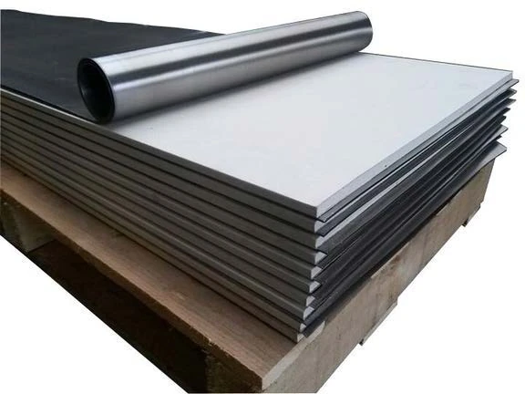 Lead Lined Drywall - 1mm Large. Manufacturer photograph of the lead-lined drywall family. Board size and lead thickness vary by the selected specification.