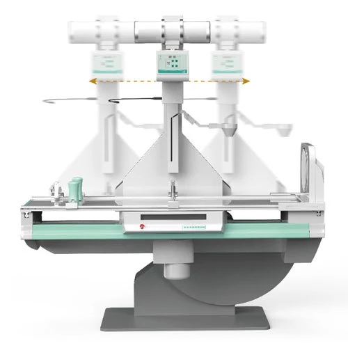 Perlove PLD5000 X-ray System. Manufacturer PLD5000 illustration showing tube movement.