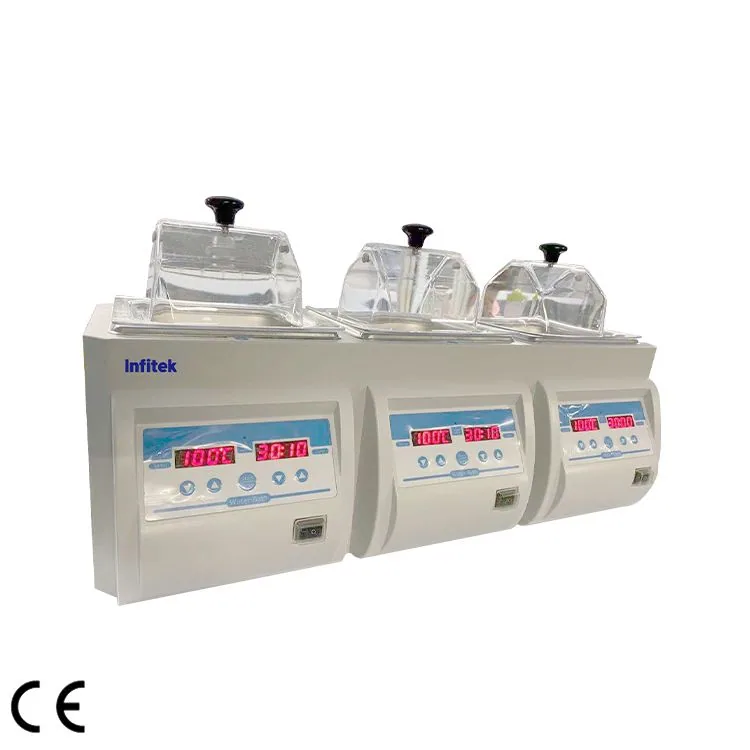 Infitek Thermostat Water Bath With 3 Tanks, WB-1R3H-6R