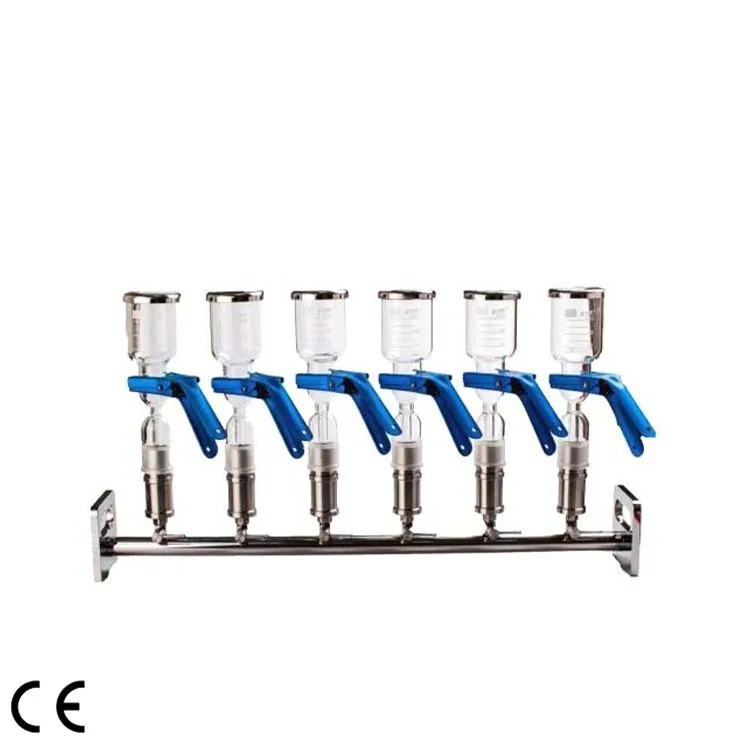 Infitek Manifolds Vacuum Filtration, Glass, MFA-6G/MFA-6PTFE