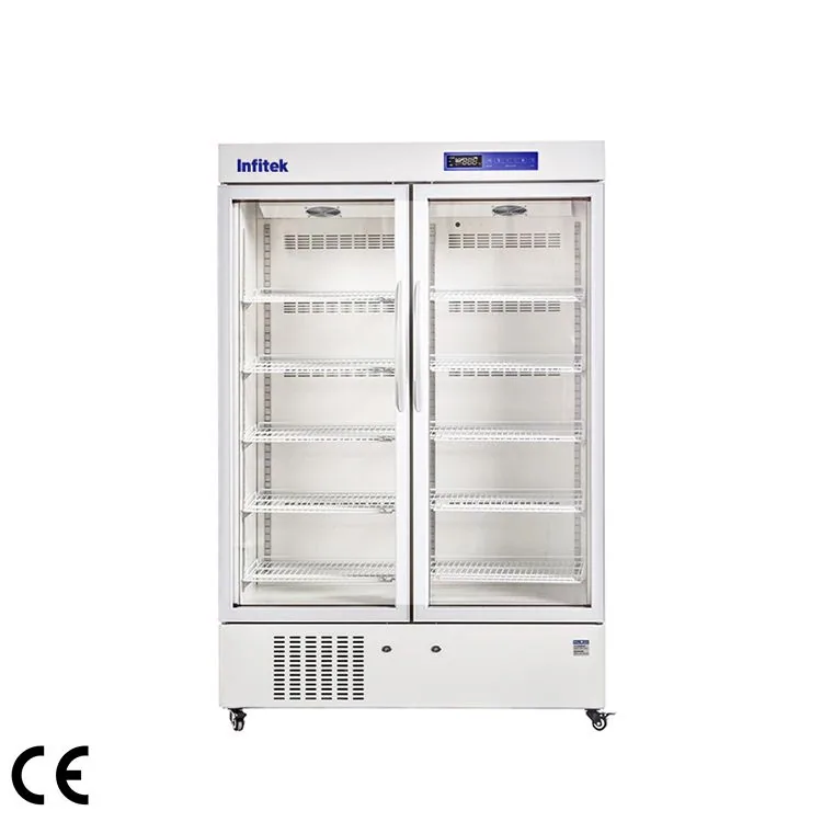 Infitek 2-8 ℃ Double Door Laboratory Refrigerator, PR5-1000
