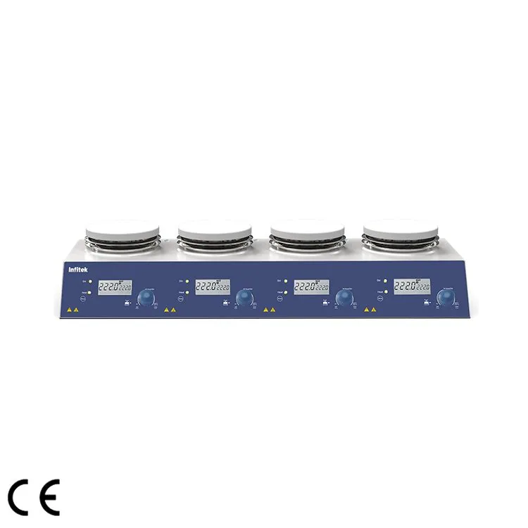 Infitek Hotplate Magnetic Stirrer, 4-Channel Type, HPS-M340-S4